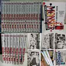 Monster Manga Vol 1-18 (Fine) Set Completo di Naoki Urasawa Fumetto Inglese | Fast DHL