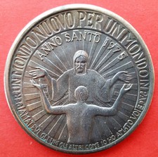 MEDAGLIA MONETA ANNO SANTO 1975 RINNOVAMENTO E RICONCILIAZIONE 