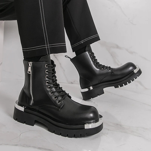 Stivali moto alti - , moda