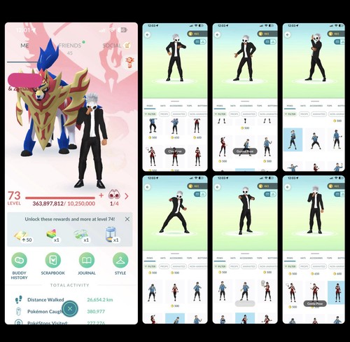 Pokémon lvl 6 - pokémon, 73✨x