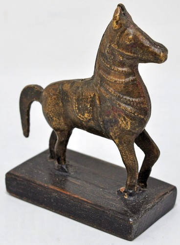 Antico ottone piccolo cavallo - piccolo,