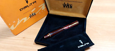 462. Delta Papillon Ruby Red - Celluloid: Penna Stilografica / Fountain Pen