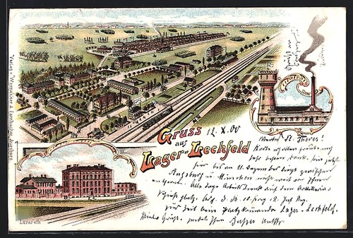 Litografia lager lechfeld - litografia,