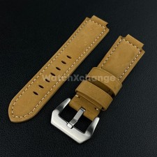 Khaki Frosted Leather Watch