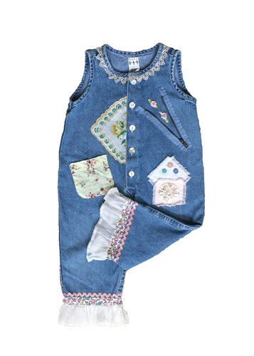 Salopette vintage bambina