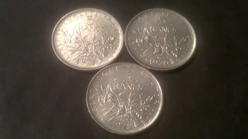 Lotto monete francesi - monete,