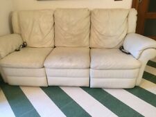 Divano letto in pelle