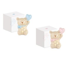 Orsetto Cuore Led Pz 1 Ceramica Cupido&Co Applicazione Bomboniere Fai Da Te