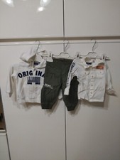 Lotto abbigliamento bimbo neonato 0.3 mesi original Marines 3 pezzi 