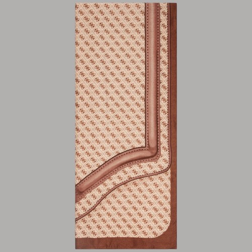 Guess sciarpa marrone 90x180