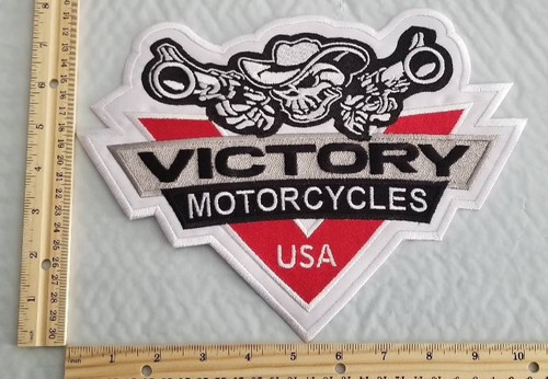 Patch doppia barra ricamata