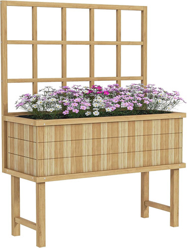 Fioriera rialzata legno - in,