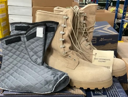Wellco navy combat boots - combat,