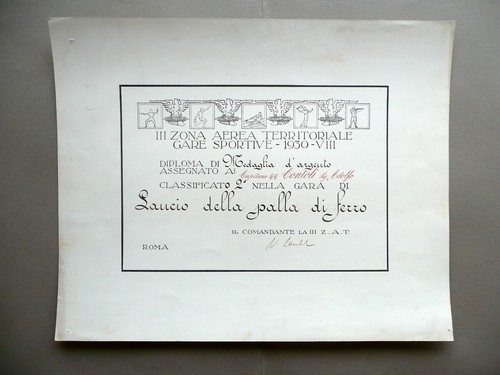 Diploma iii zona aerea - iii,