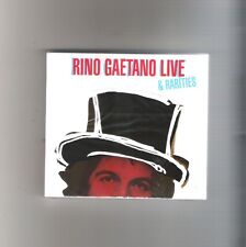 RINO GAETANO LIVE.&.RARITIES=2 CD SIGILLATO+INEDITI FAMOSI-EX.EX.ITA.2009.CANTAU