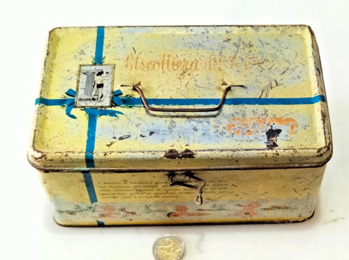 Plasmon scatola latta vintage - scatola,