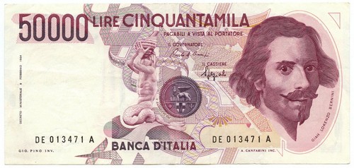 50000 lire gian lorenzo - 50000,