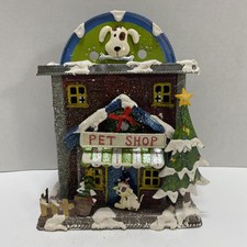 Villaggio natalizio in metallo