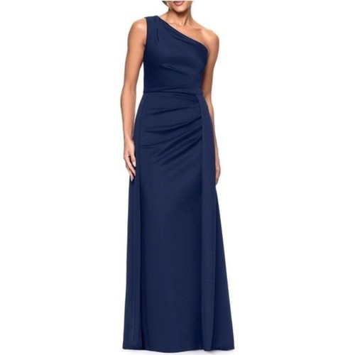 Women navy blue one shoulder - blue,