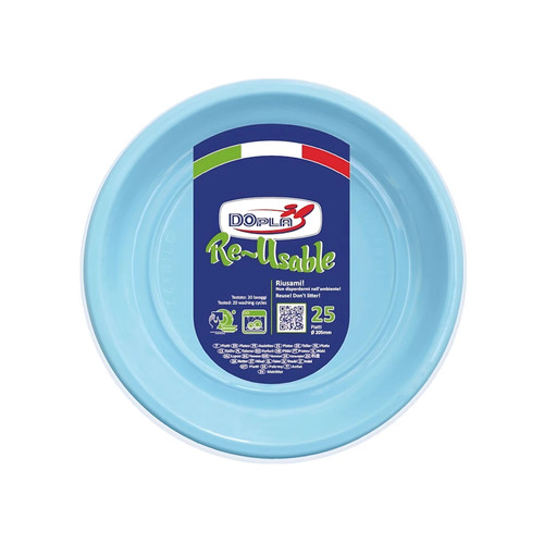Piatti fondi azzurri - piatti, 20,5cm
