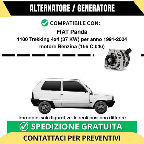 Alternatore fiat panda 1100 - fiat,