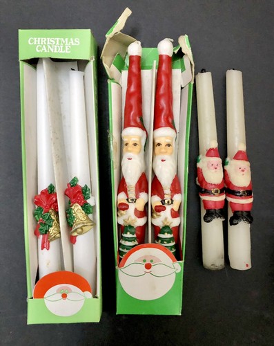 Vtg santa taper - vtg, 10”