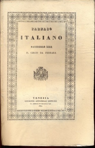 Parnaso italiano fascicolo - italiano,