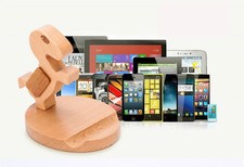 IN Legno Porta Cellulare