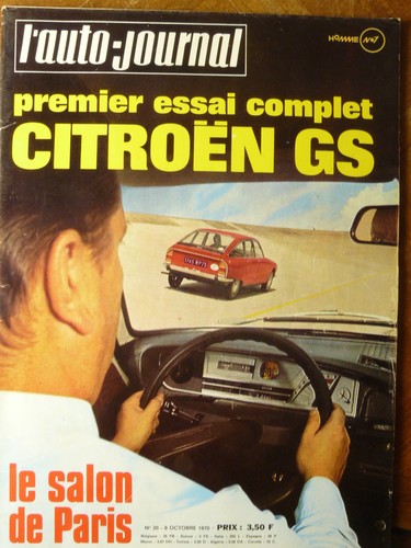 Auto journal 1970 essai - l'auto,