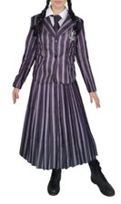 Costume Mercoledì Addams donna Addams Mercoledi Vestito Uniforme scuola I.94111