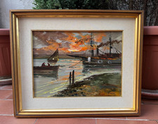 DIPINTO AD OLIO  FIRMA MUSI -