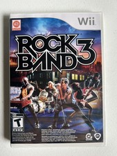 Rock Band 3 (Nintendo Wii, 2010) NUOVO SIGILLATO 2 4 1 NON 4 RIVENDITA Harmonix