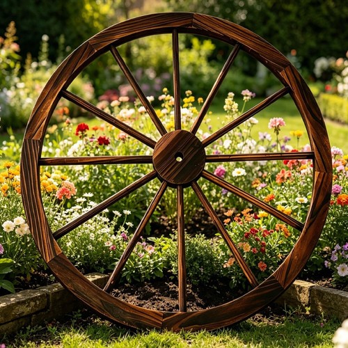 Ruota carro giardino in - carro, da