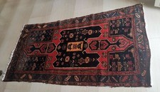 Tappeto Zanjan Nord Persia Blu E Rosso 225x112