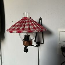 Applique antico vetro ottone