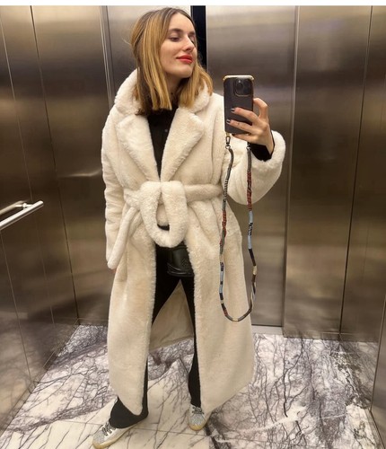 Cappotto pelliccia sintetica - pelliccia,