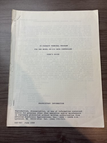 Pakratt terminal program - pc-pakratt,