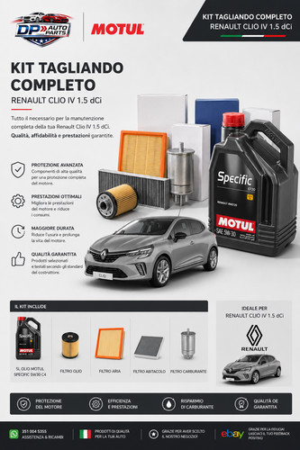Kit tagliando renault - tagliando, captur
