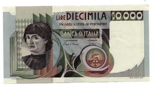 Italia banconota da 10 000 - da, 10.000