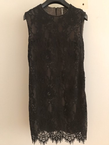 Abito pizzo nero liviana - abito,
