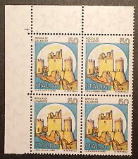 Quartina nuova d’angolo 50 lire 1991 Castelli d'Italia con millesimo 1980