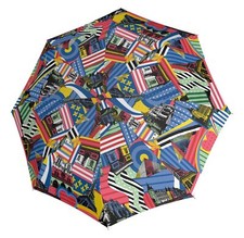 Ombrello Knirps T.200 Medium Duomatic Paris Pop colorato nuovo