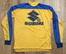 1984 SUZUKI RM 125 250 465 motocross Jersey vintage Mx maglia traforata cross