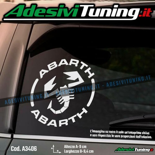 Adesivo scorpione abarth - scorpione, con