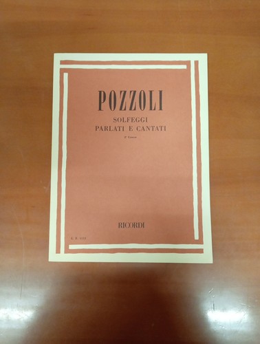 Pozzoli solfeggi parlati - pozzoli,