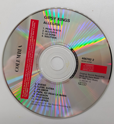 Allegria gipsy kings 1982 - , cd