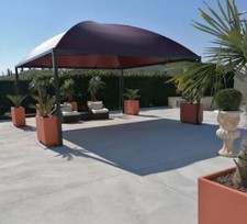 GAZEBO IN ACCIAIO ZINCATO