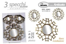 SET 3 SPECCHI PARETE