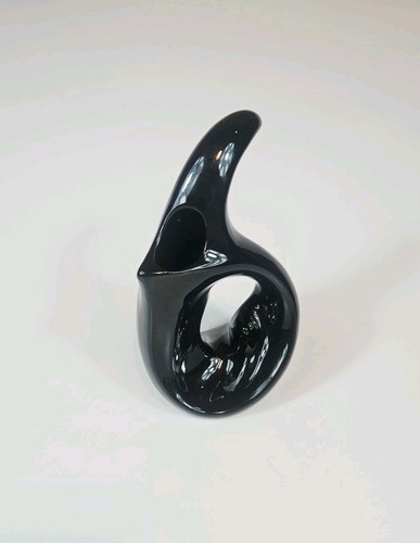 Vaso design astratto nero - design,