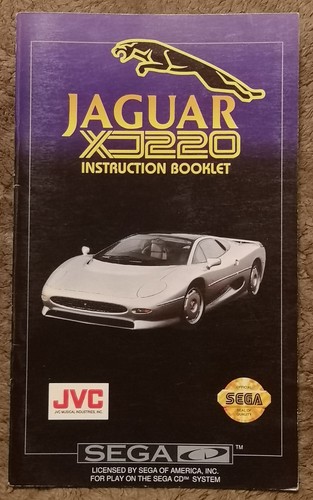 Sega jaguar xj220 1993 - cd,